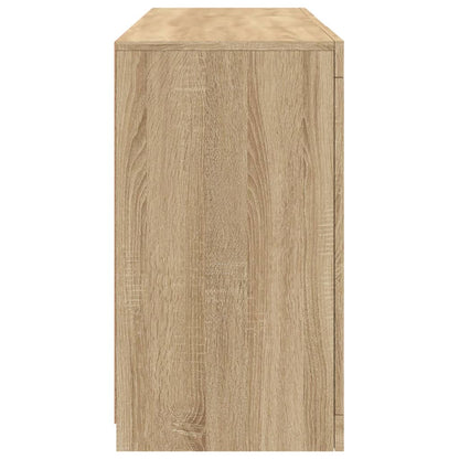 Dressoir Met Led-Verlichting 23X37X67 Cm Kleurig Sonoma eiken