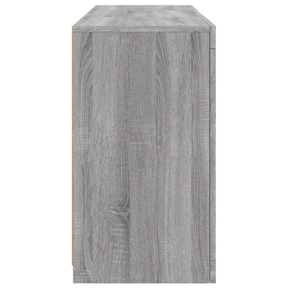 Dressoir Met Led-Verlichting 23X37X67 Cm Eiken Grijs sonoma