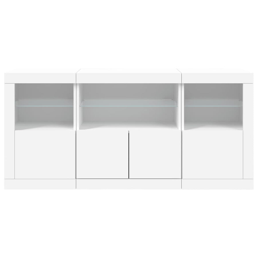 Dressoir Met Led-Verlichting 42,5X37X67 Cm Wit
