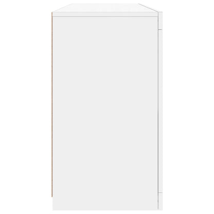 Dressoir Met Led-Verlichting 42,5X37X67 Cm Wit