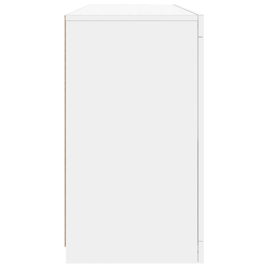 Dressoir Met Led-Verlichting 42,5X37X67 Cm Wit