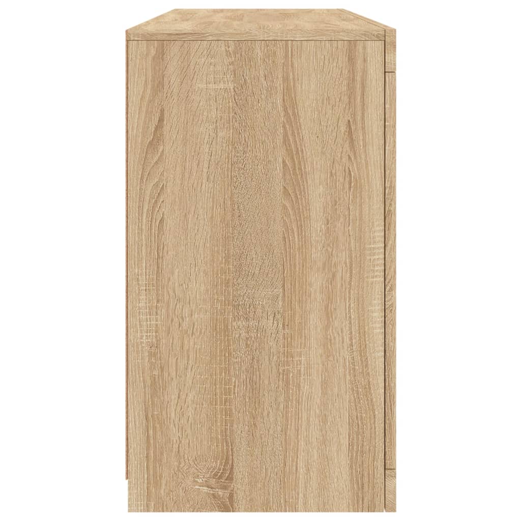 Dressoir Met Led-Verlichting 42,5X37X67 Cm Kleurig Sonoma eiken