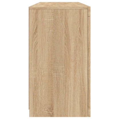 Dressoir Met Led-Verlichting 42,5X37X67 Cm Kleurig Sonoma eiken