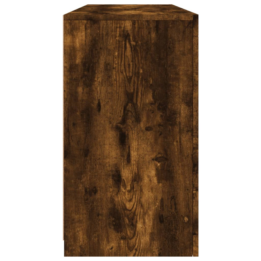 Dressoir Met Led-Verlichting 42,5X37X67 Cm Kleur Gerookt eiken