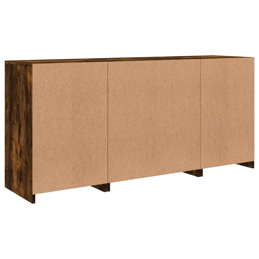 Dressoir Met Led-Verlichting 42,5X37X67 Cm Kleur Gerookt eiken