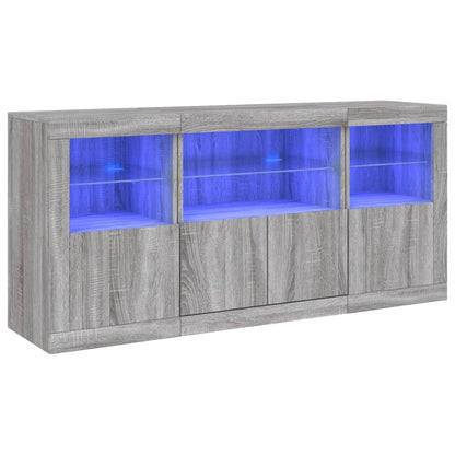 Dressoir Met Led-Verlichting 42,5X37X67 Cm Grijs sonoma
