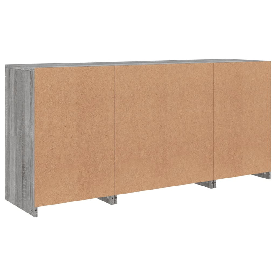 Dressoir Met Led-Verlichting 42,5X37X67 Cm Grijs sonoma