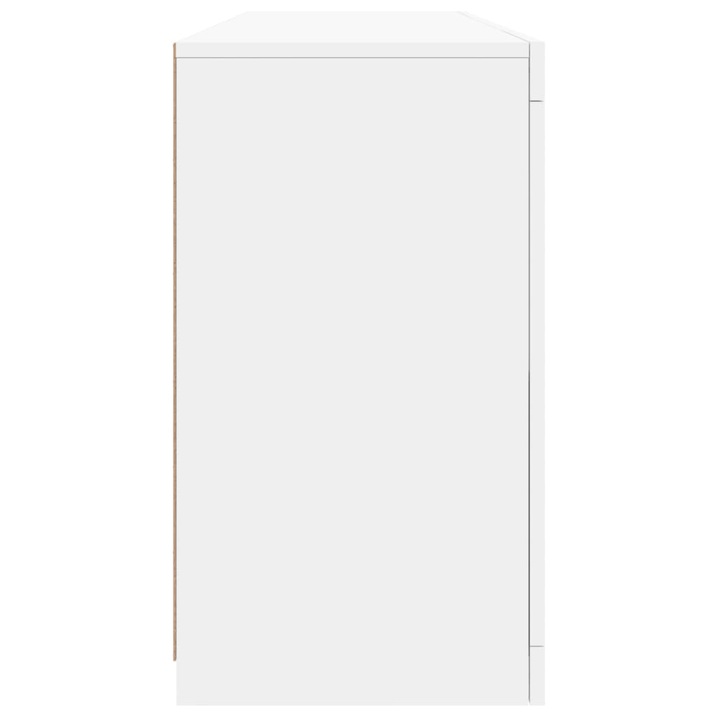 Dressoir Met Led-Verlichting 63X37X67 Cm Wit