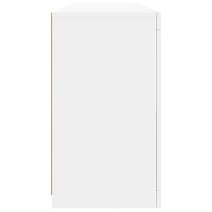 Dressoir Met Led-Verlichting 63X37X67 Cm Wit