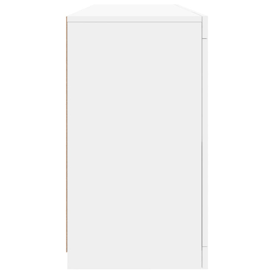Dressoir Met Led-Verlichting 63X37X67 Cm Wit