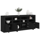 Dressoir Met Led-Verlichting 62X37X67 Cm Zwart