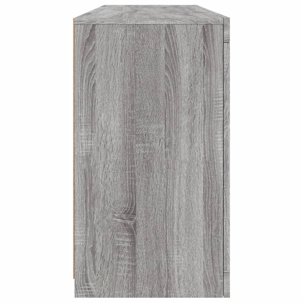Dressoir Met Led-Verlichting 63X37X67 Cm Eiken Grijs sonoma