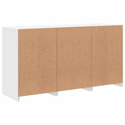 Dressoir Met Led-Verlichting 23X37X67 Cm Wit