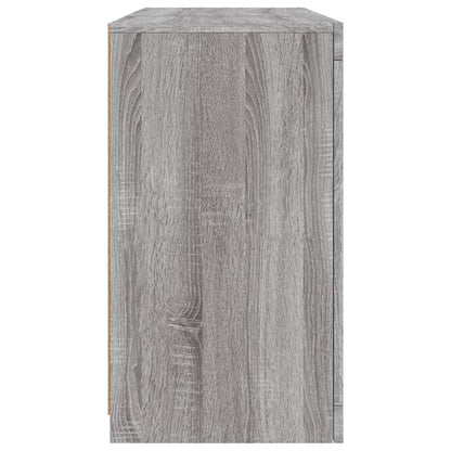 Dressoir Met Led-Verlichting 23X37X67 Cm Eiken Grijs sonoma