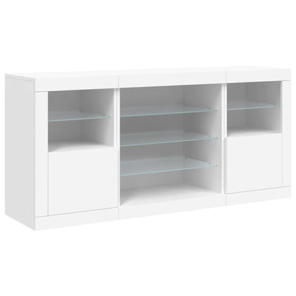 Dressoir Met Led-Verlichting 42,5X37X67 Cm Wit