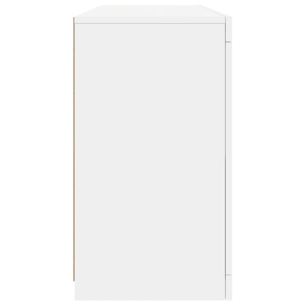 Dressoir Met Led-Verlichting 42,5X37X67 Cm Wit