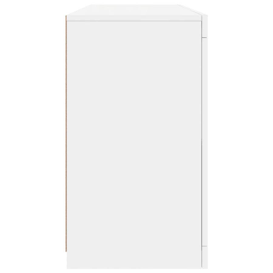 Dressoir Met Led-Verlichting 42,5X37X67 Cm Wit