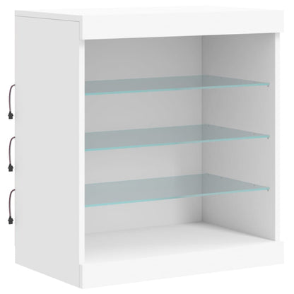 Dressoir Met Led-Verlichting 42,5X37X67 Cm Wit