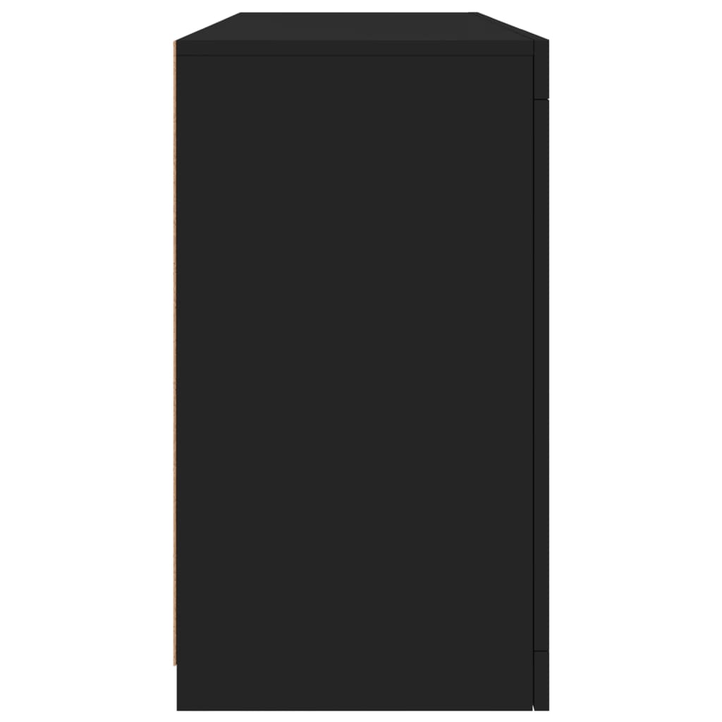 Dressoir Met Led-Verlichting 42,5X37X67 Cm Zwart