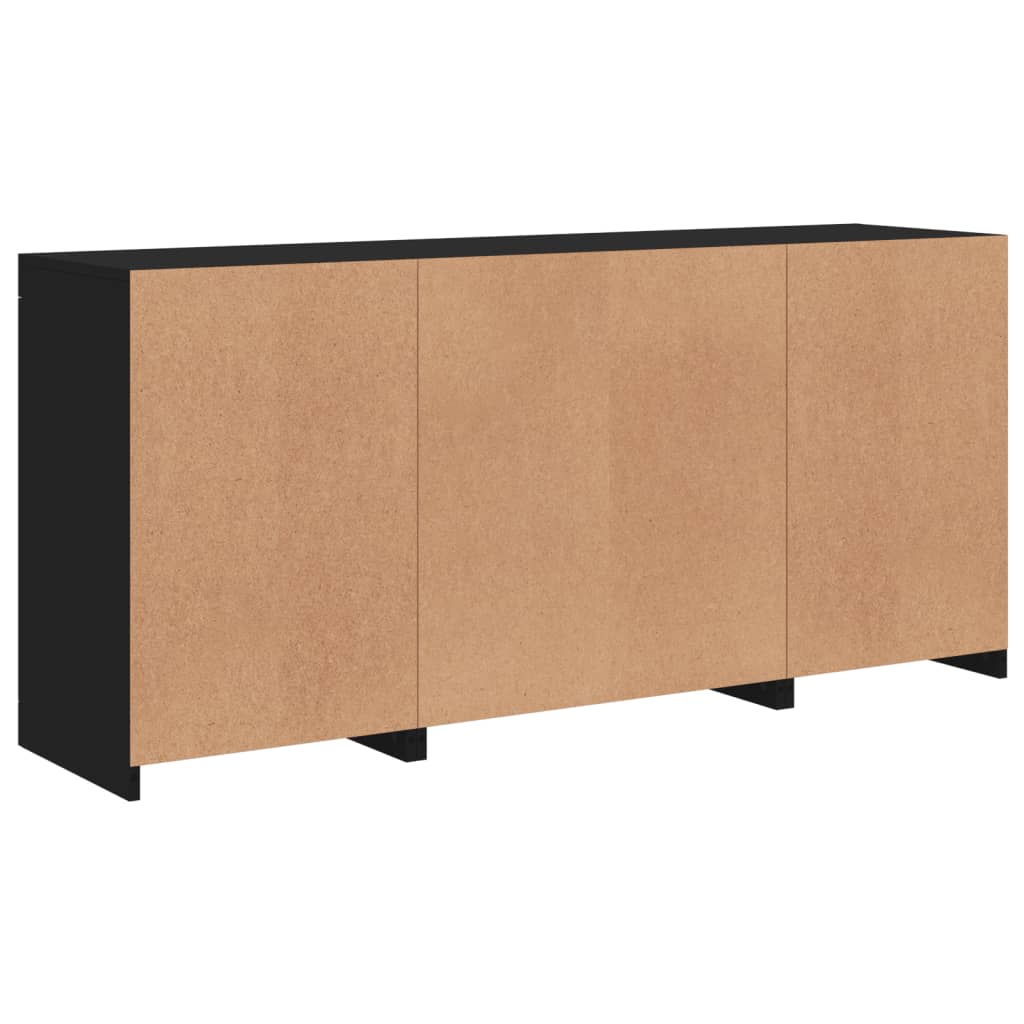 Dressoir Met Led-Verlichting 42,5X37X67 Cm Zwart