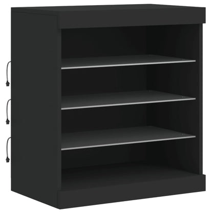 Dressoir Met Led-Verlichting 42,5X37X67 Cm Zwart