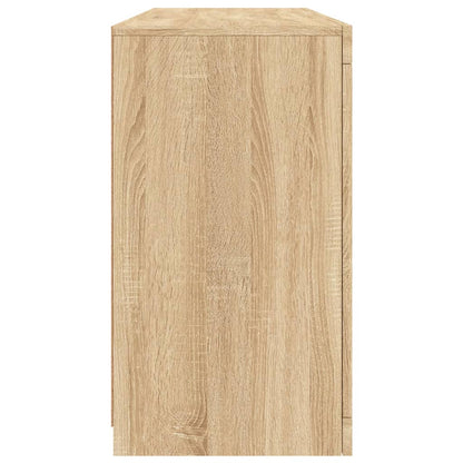 Dressoir Met Led-Verlichting 42,5X37X67 Cm Kleurig Sonoma eiken
