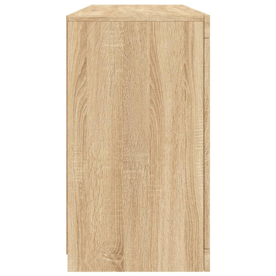 Dressoir Met Led-Verlichting 42,5X37X67 Cm Kleurig Sonoma eiken