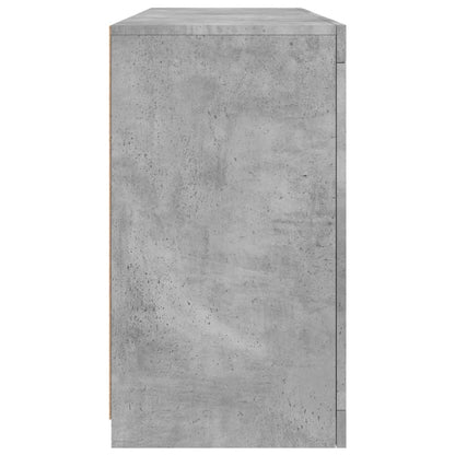 Dressoir Met Led-Verlichting 42,5X37X67 Cm Betongrijs