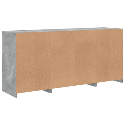 Dressoir Met Led-Verlichting 42,5X37X67 Cm Betongrijs