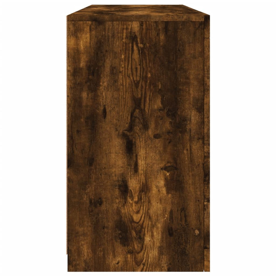 Dressoir Met Led-Verlichting 42,5X37X67 Cm Kleur Gerookt eiken