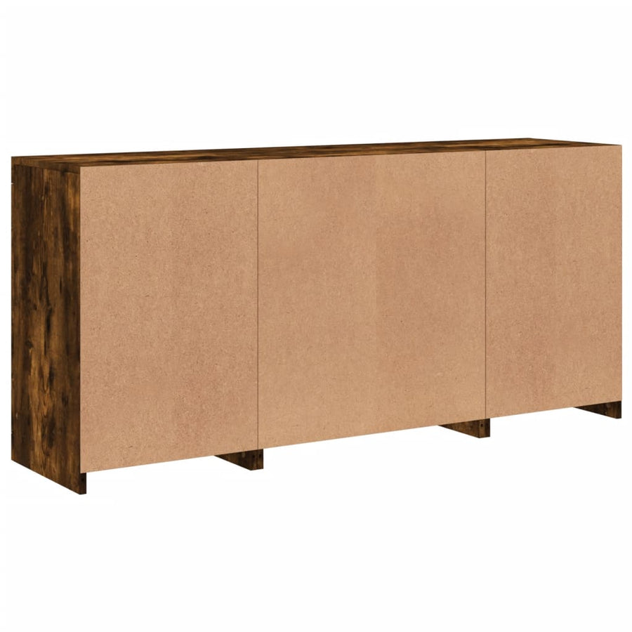 Dressoir Met Led-Verlichting 42,5X37X67 Cm Kleur Gerookt eiken