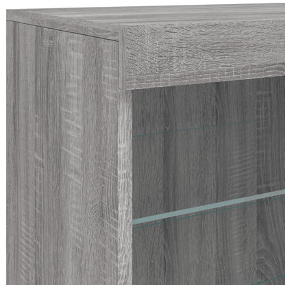 Dressoir Met Led-Verlichting 42,5X37X67 Cm Grijs sonoma