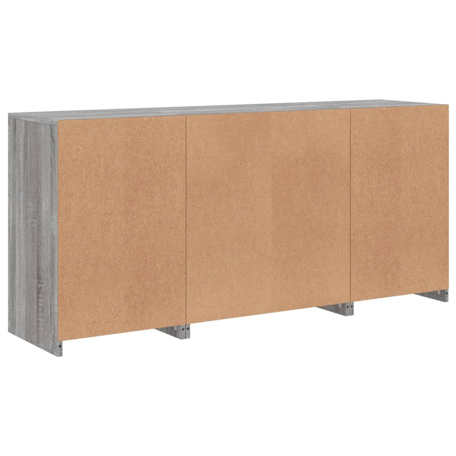 Dressoir Met Led-Verlichting 42,5X37X67 Cm Grijs sonoma