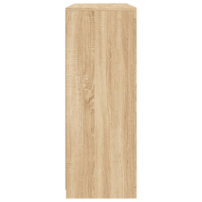 Dressoirs Met Led-Verlichting Bewerkt Hout Sonoma eiken