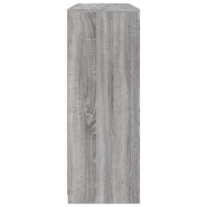 Dressoirs Met Led-Verlichting Bewerkt Hout Grijs sonoma