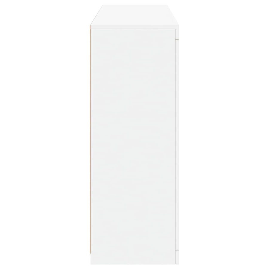 Dressoirs Met Led-Verlichting Bewerkt Hout Wit