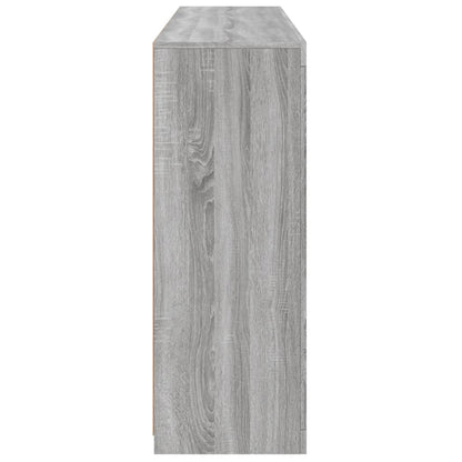 Dressoirs Met Led-Verlichting Bewerkt Hout Grijs sonoma