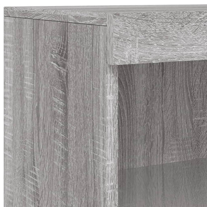 Dressoirs Met Led-Verlichting Bewerkt Hout Grijs sonoma