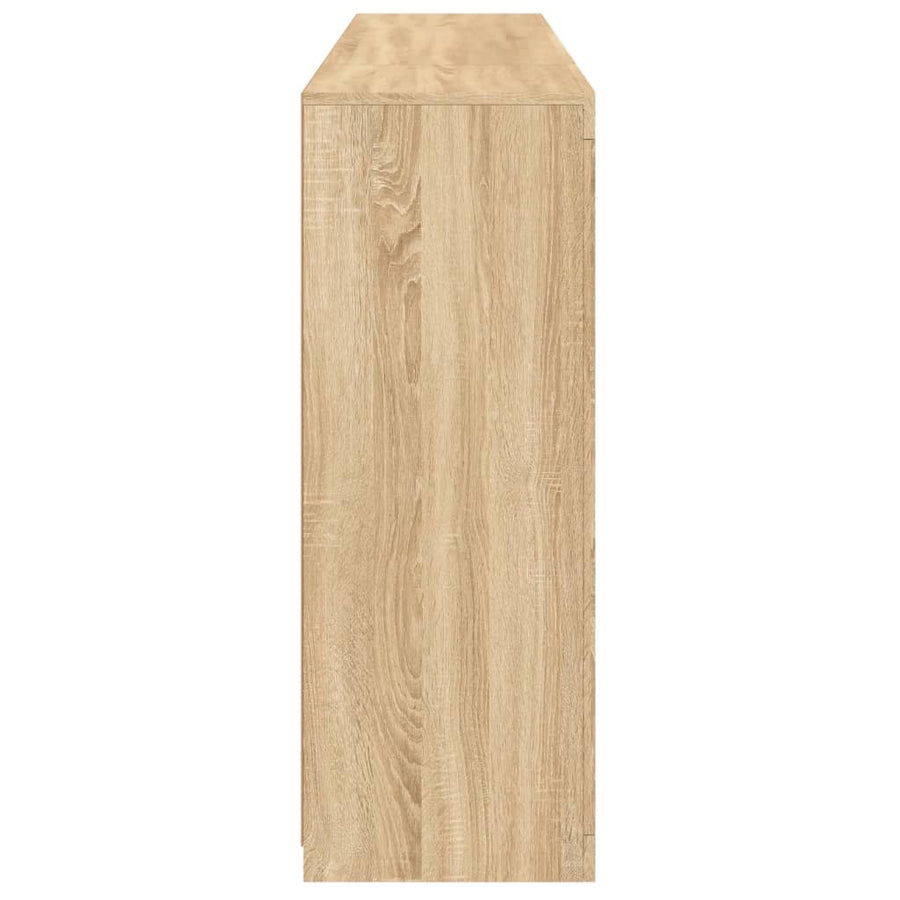 Dressoirs Met Led-Verlichting Bewerkt Hout Sonoma eiken