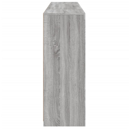 Dressoirs Met Led-Verlichting Bewerkt Hout Grijs sonoma