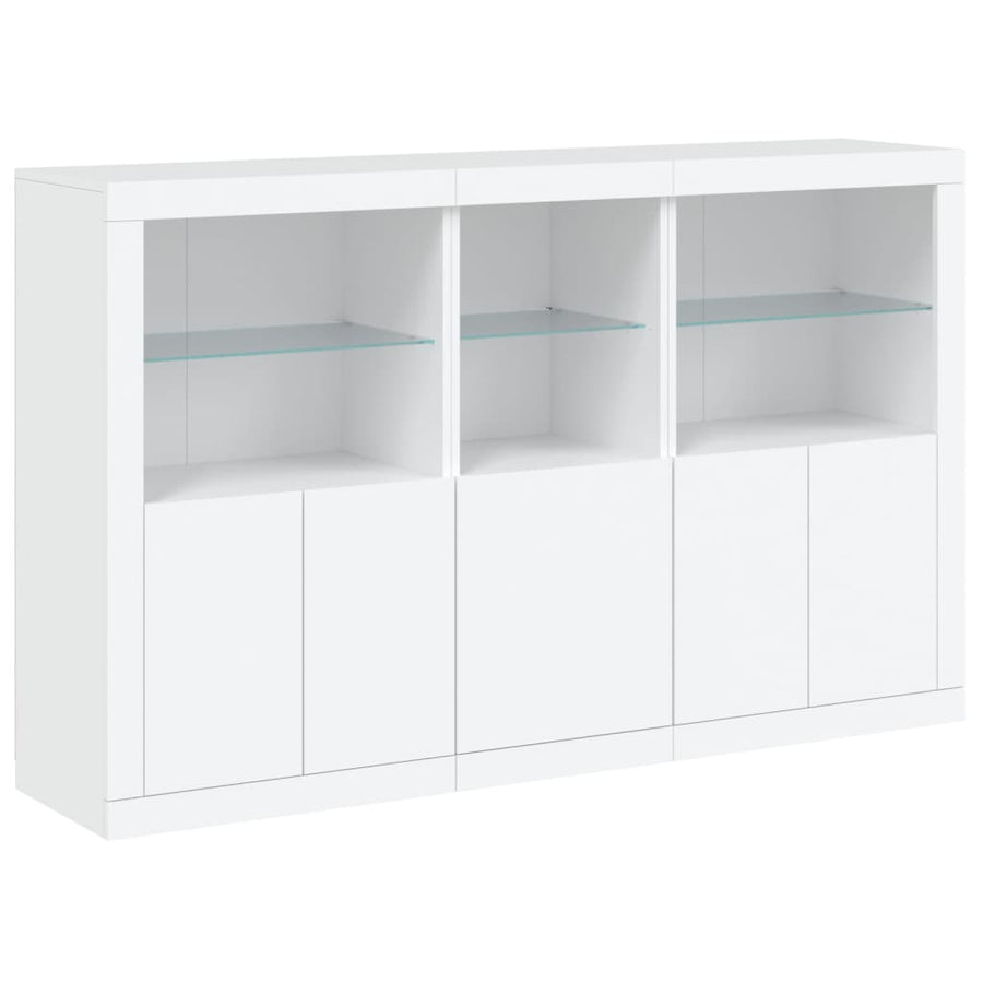 Dressoir Met Led-Verlichting 62X37X00 Cm Wit