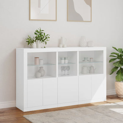 Dressoir Met Led-Verlichting 62X37X00 Cm Wit