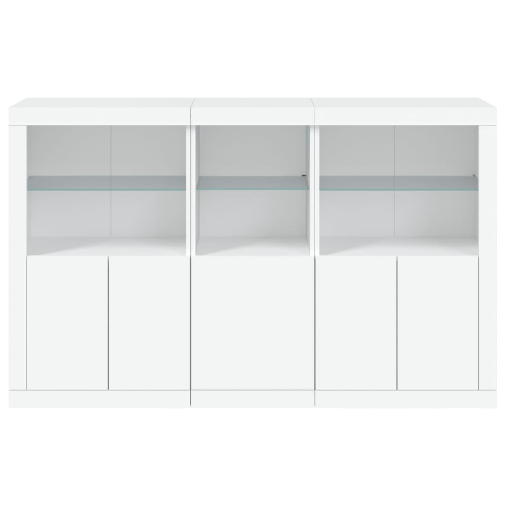 Dressoir Met Led-Verlichting 62X37X00 Cm Wit