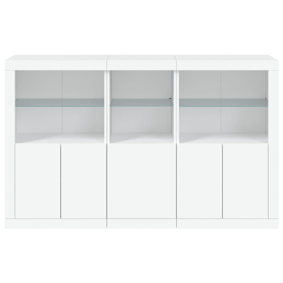 Dressoir Met Led-Verlichting 62X37X00 Cm Wit