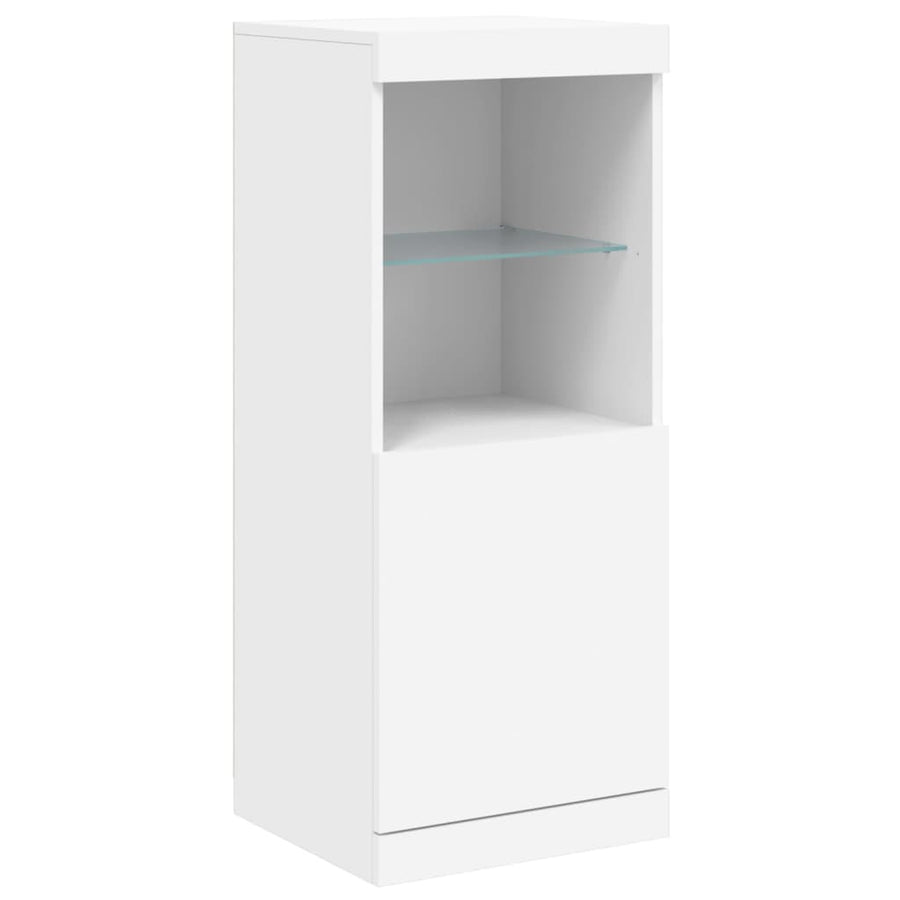 Dressoir Met Led-Verlichting 62X37X00 Cm Wit