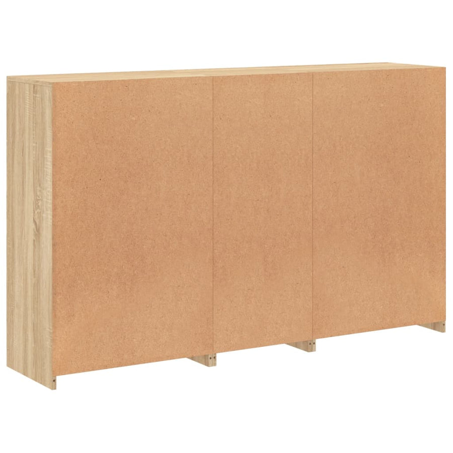 Dressoir Met Led-Verlichting 62X37X00 Cm Kleurig Sonoma eiken