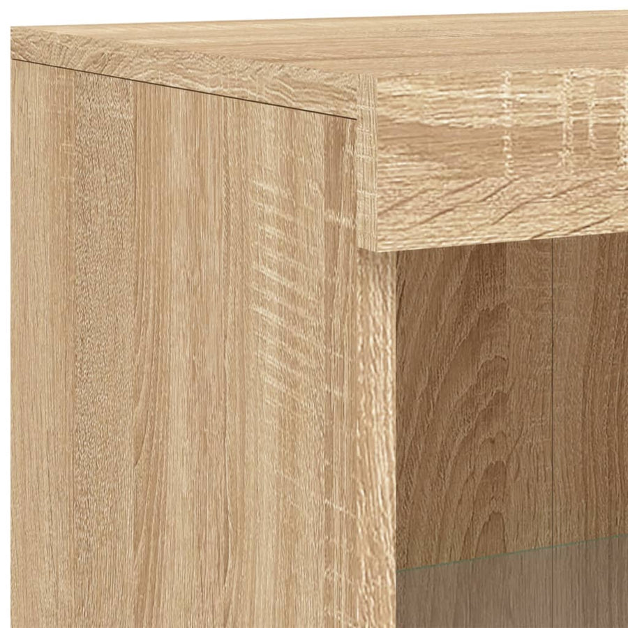 Dressoir Met Led-Verlichting 62X37X00 Cm Kleurig Sonoma eiken