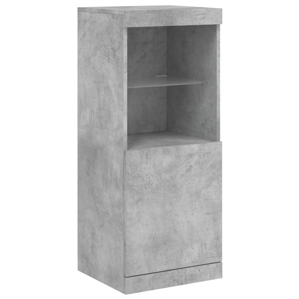 Dressoir Met Led-Verlichting 62X37X00 Cm Betongrijs
