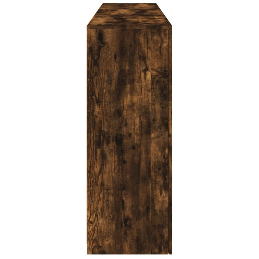 Dressoir Met Led-Verlichting 62X37X00 Cm Kleurig Gerookt eiken