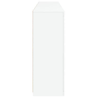 Dressoir Met Led-Verlichting 8,5X37X00 Cm Wit